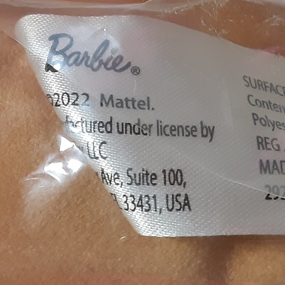 Barbie Bear Mattel 2022 Just Play Soft Squishy - Picture 4 of 5